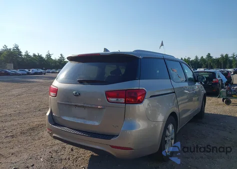 2016 Kia Sedona Lx из США, поврежденный, VIN KNDMB5C18G6216327